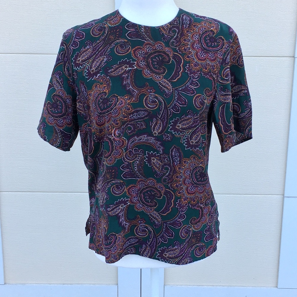 Casual corner silk blouse